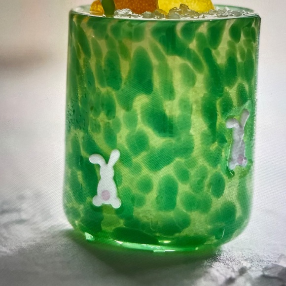 ❤️ ANTHROPOLOGIE CONFETTI ICON GLASS NEW BUNNY - Picture 3 of 7